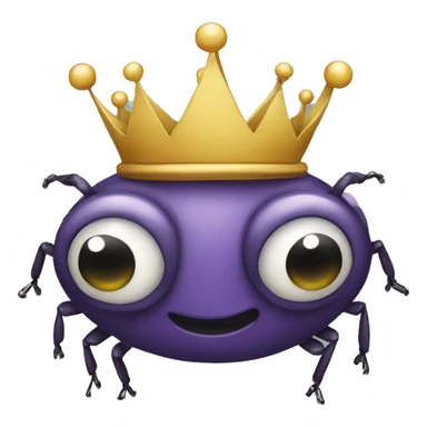 bug with crown sticker