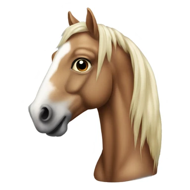 Horse with human head sticker