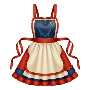 fancy kitchen apron  sticker