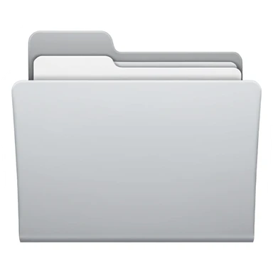 white and gray folder empty sticker