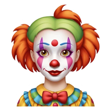 Garota palhaça sticker