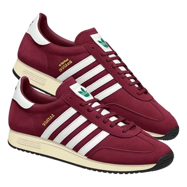 Maroon adidas spezials  sticker