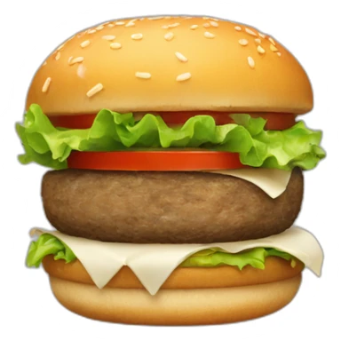 Rat patty burger sticker