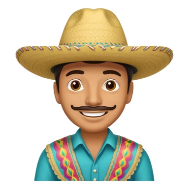 Tejana sombrero hombre sticker