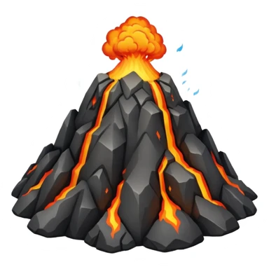 normal Volcano sticker