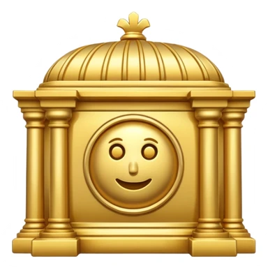 gold bank sticker