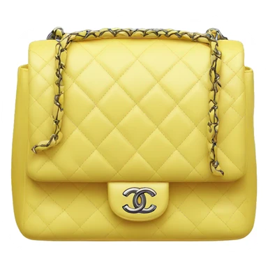 Chanel bag yellow sticker