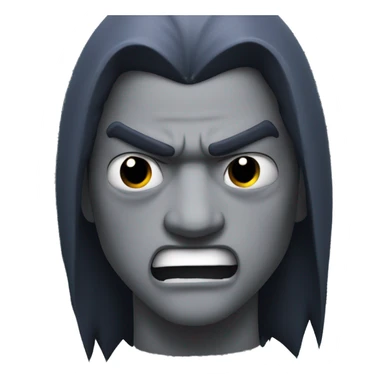 madara in angry mood sticker