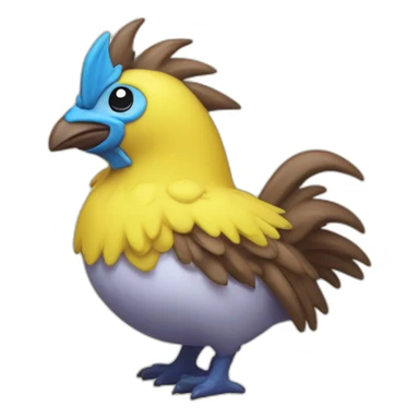 Kawaii chocobo sticker