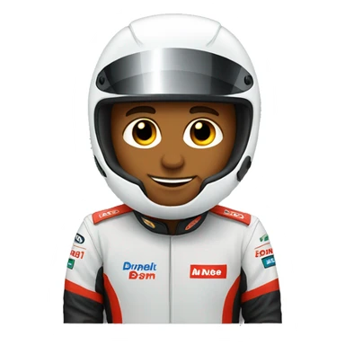 racecar driver sticker
