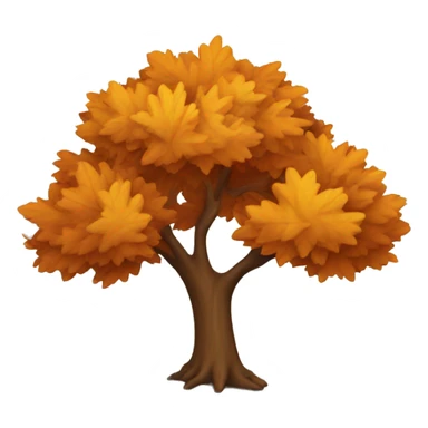 Autumn tree sticker