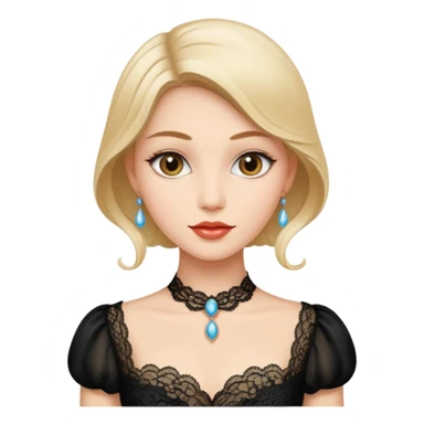 women dressed in elegant attire sticker