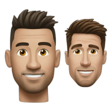 Ronaldo Messi sticker