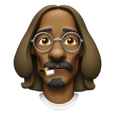 Snoop dog smoking sticker