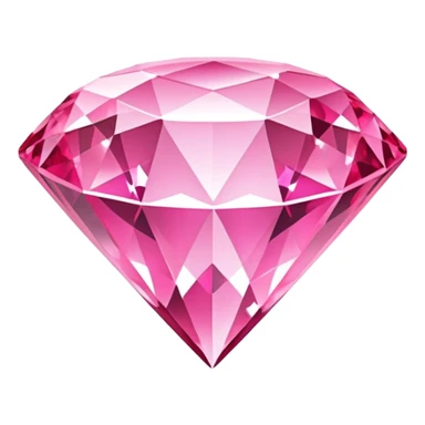 Pink dazzling diamond  sticker