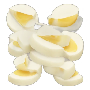 slice of mozzarella medallions sticker