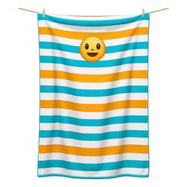 beach towel sticker