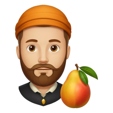 Louis de Nagy-Bocsa barbe, mangue  sticker
