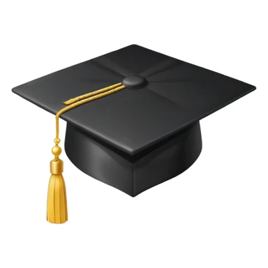 graduation cap tossed in the air sticker