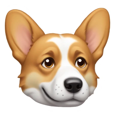 Corgi that looks very bored sticker