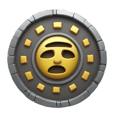 Cyber tatics, coin 3d, slow spining sticker