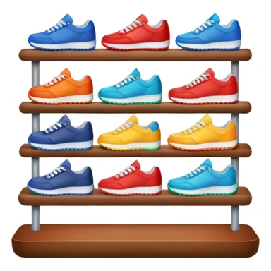 sneakers rack sticker