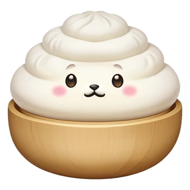 one baozi, chinese food sticker