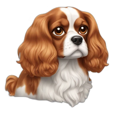 tête-chien-cavalier-king-charles sticker