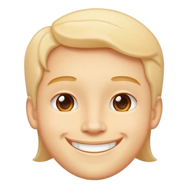 Cheesy smile sticker