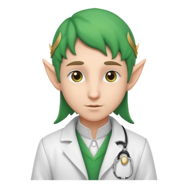 Elf Doctor sticker