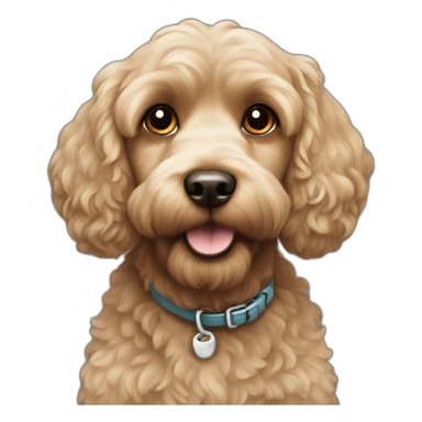 Black Cockerpoo sticker