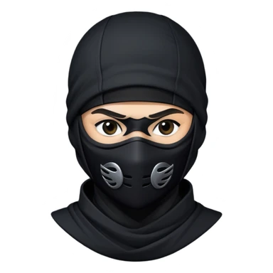 Black ninja  sticker