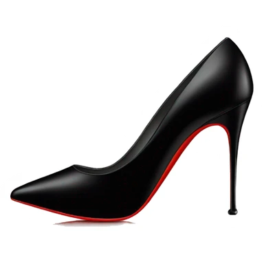 black louboutin heel sticker