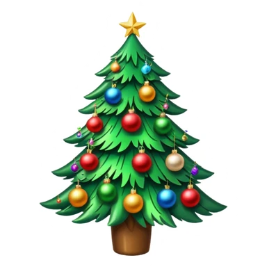lighting chistmas tree sticker