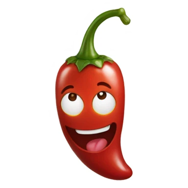 chili pepper smile sticker