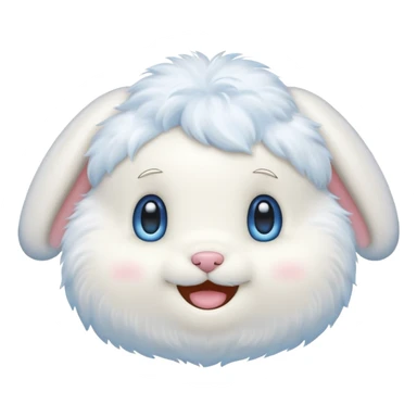 Generate me a cinnamorol emoji and Make it look like her  sticker