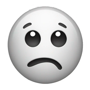 worried smiley face sticker