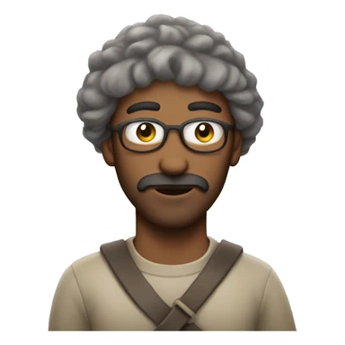 Hobo wearing a tutu and a wig sticker