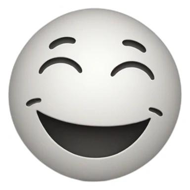 happy smile simple, with a curve line for the smile sticker