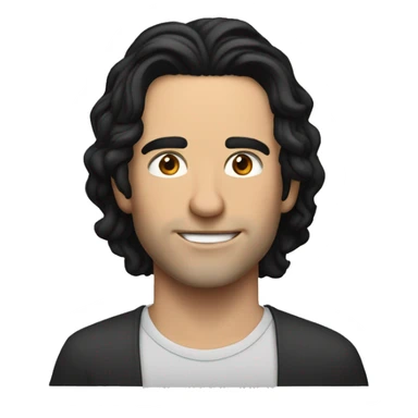 matt cornett actor black hair white guy sticker