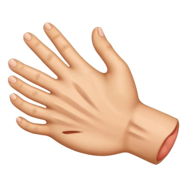 Palm in the stomach sticker