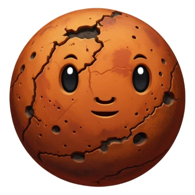 mars planet sticker