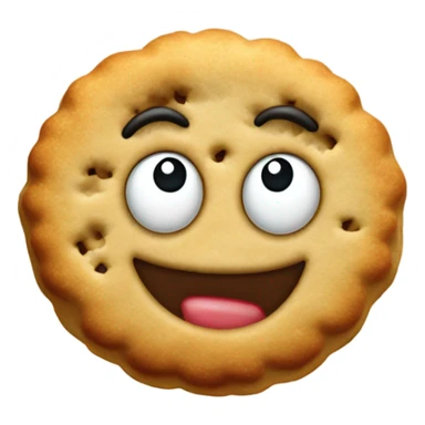 A snarky biscuit sticker