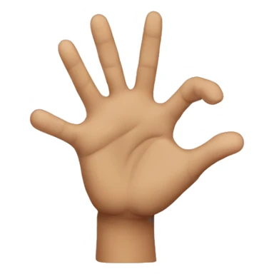 Hopeful fingers sticker