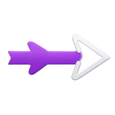 purple arrow pointing to the right  sticker