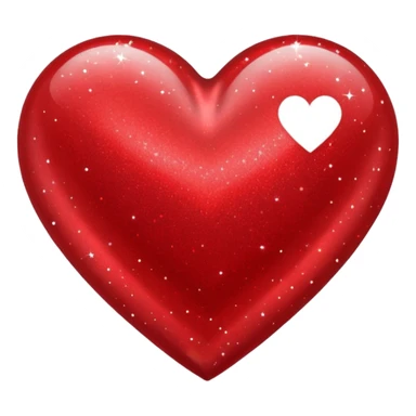 New Year's themed heart sticker