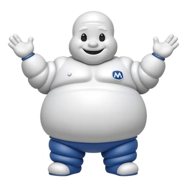 michelin mascot sticker