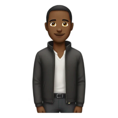 black men without slip sticker