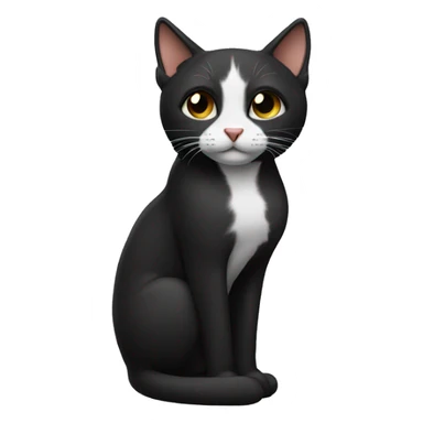 Black tonel with a cat sticker