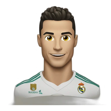 cristiano ronaldo madrid sticker